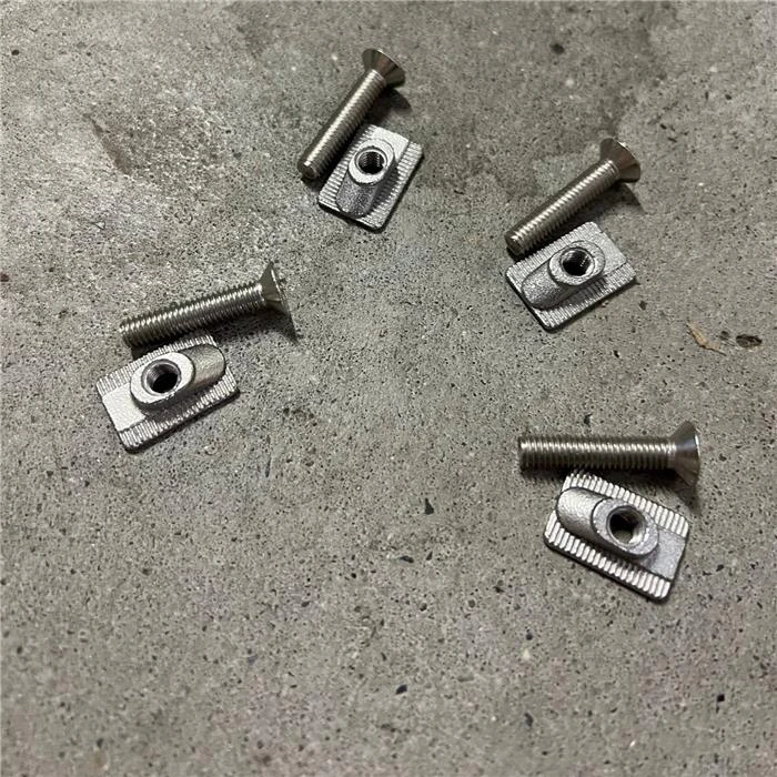 Vis + Carrés GA Foil 2021 4x T-Nut For Carbon Set 3 Vis + Carrés GA Foil 2021 4x T-Nut For Carbon Set