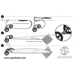 Chariot De Transport SUP SUPWHEELS -Ultimate Windsurf I Grande 31093 chariot de transport sup supwheels.net